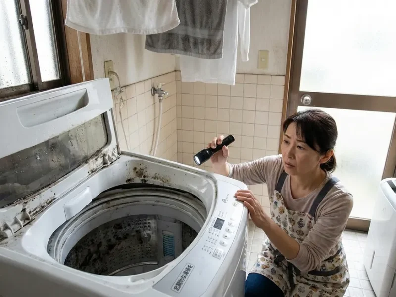 洗濯機にカビが発生する原因と症状