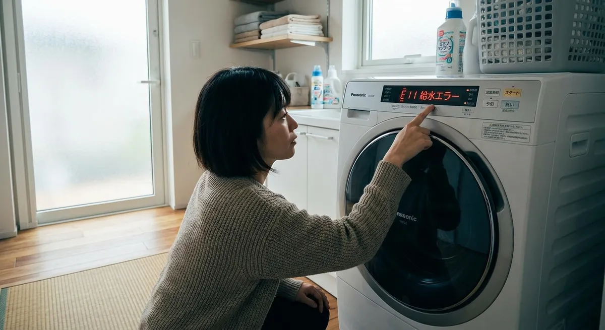洗濯機エラーコードの基本的な見方と確認手順
