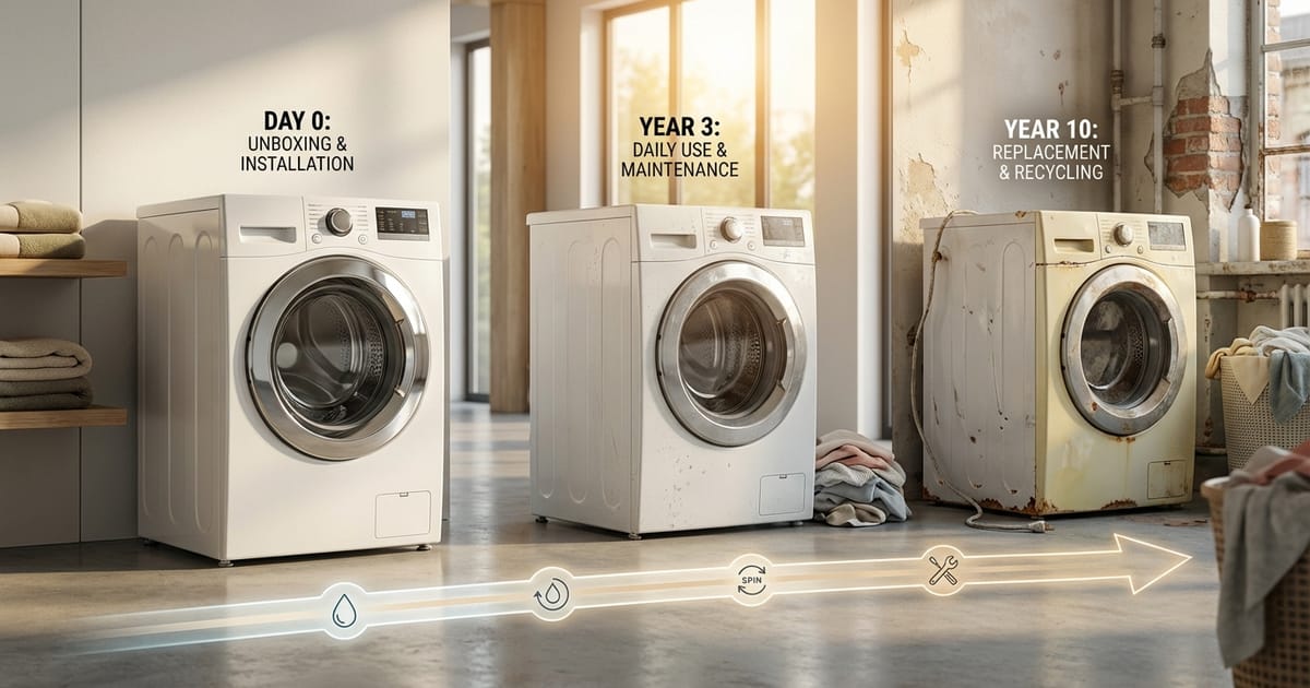 洗濯機の寿命と買い替え時期の目安