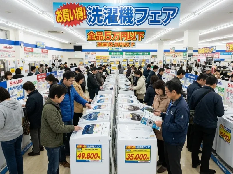 5万円以下洗濯機選びの基本ポイント