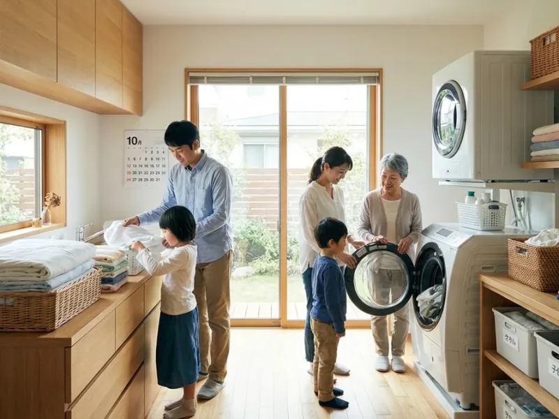 大容量洗濯機のメリットと必要性