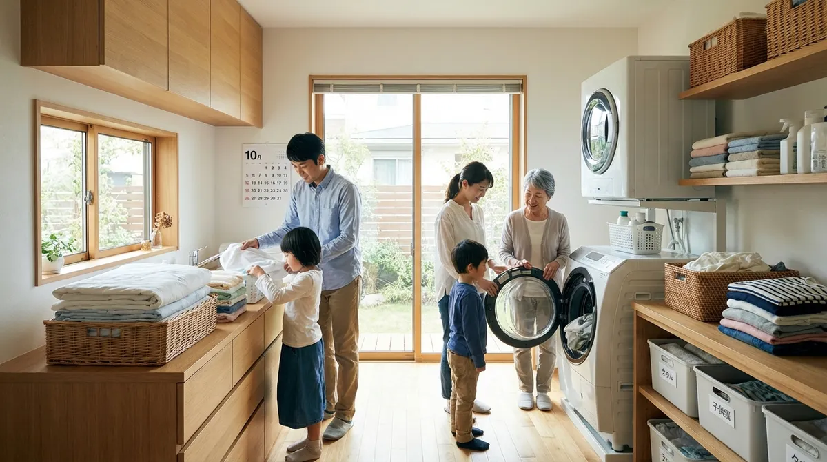 大容量洗濯機のメリットと必要性