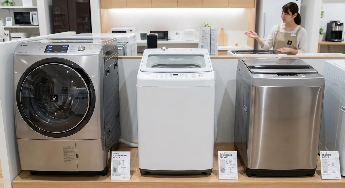 シャープ洗濯機の全シリーズラインナップ比較