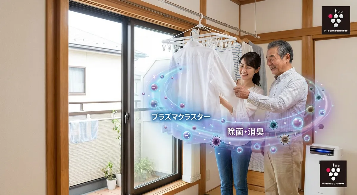 プラズマクラスターの実際の効果検証