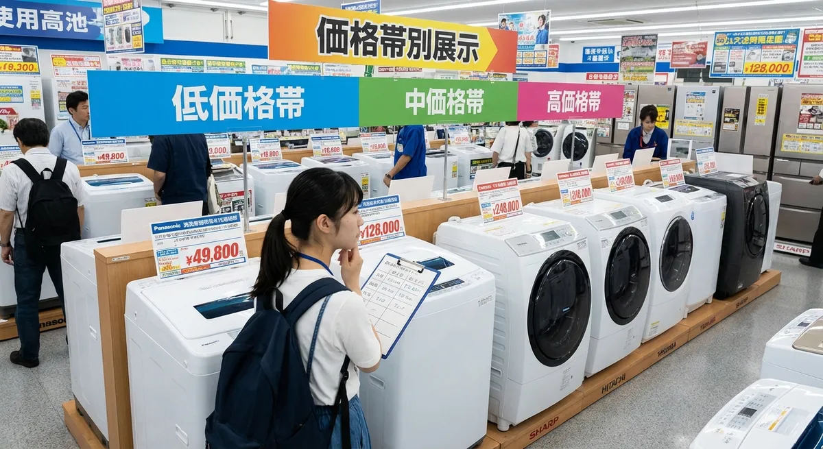 価格帯別おすすめ洗濯機