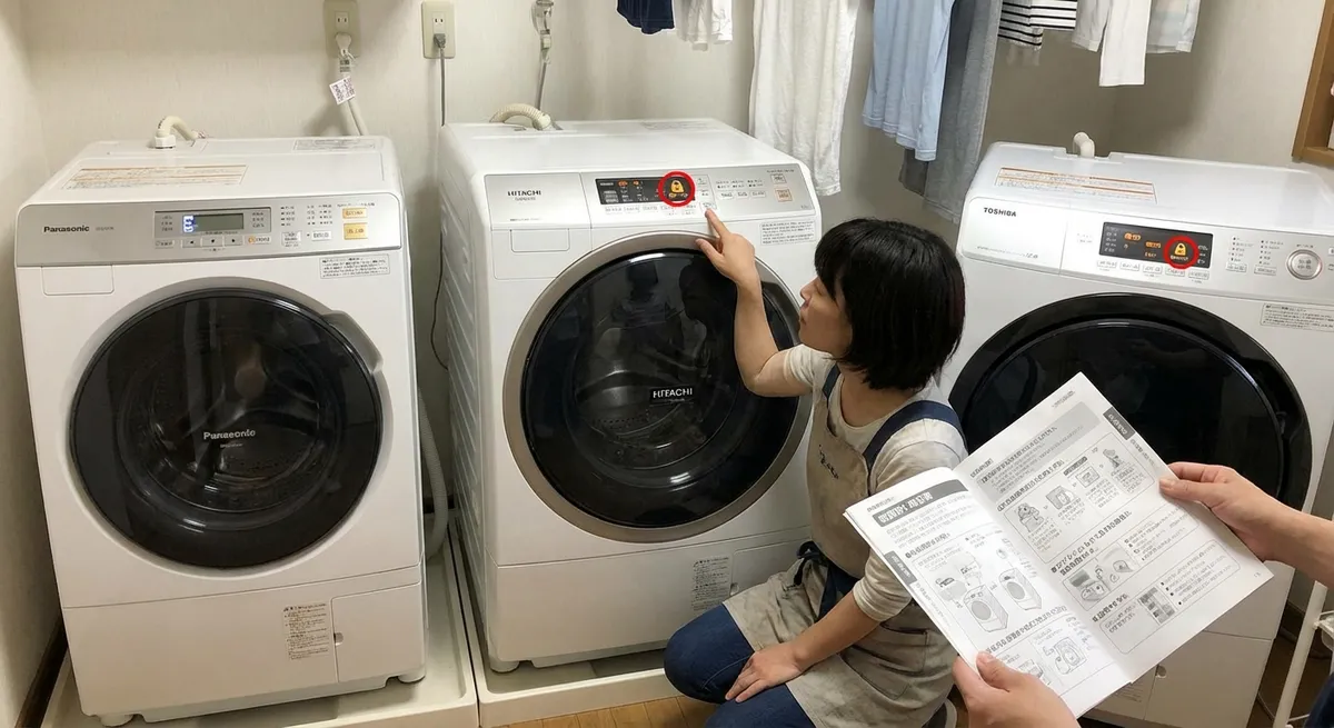 メーカー別チャイルドロック設定方法