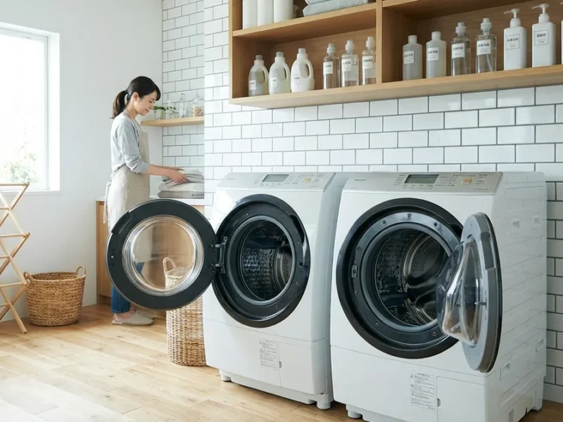 ドラム式洗濯機の開き方向とは？基本知識を押さえよう
