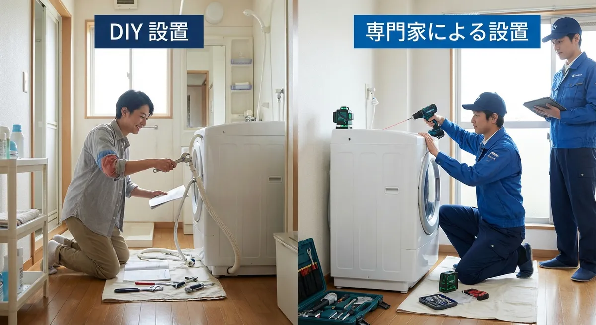 自分でできる設置と業者依頼が必要なケース
