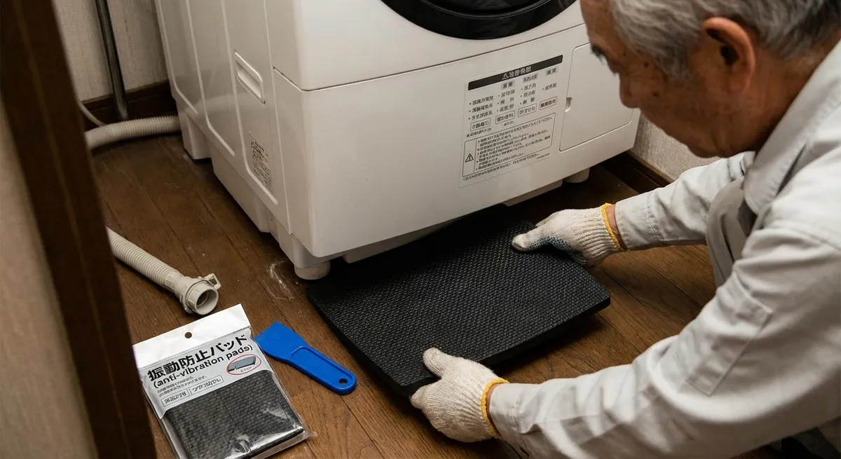 夜間でも使える！洗濯機の静音対策