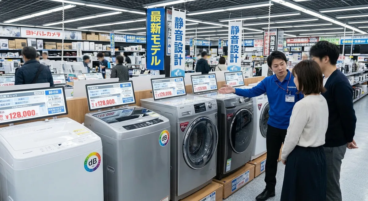 静音性能に優れた洗濯機の選び方