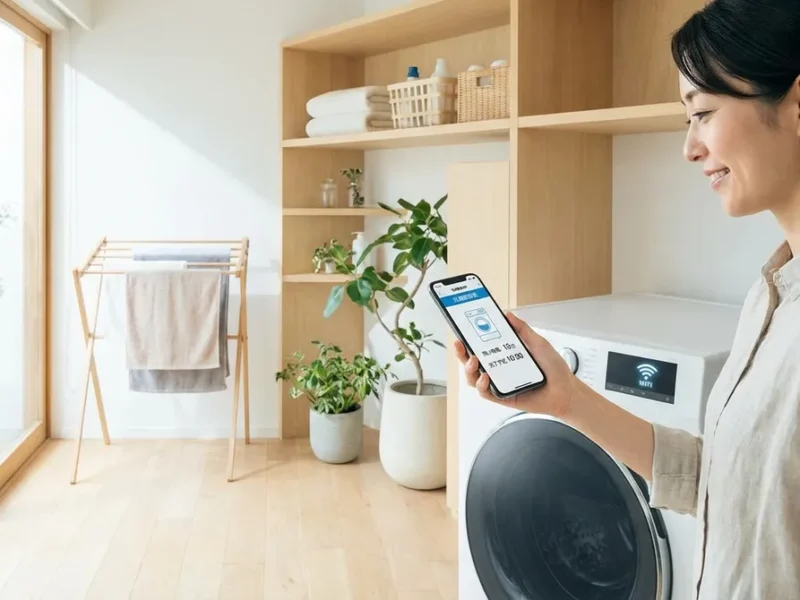 スマホ連携洗濯機の基本機能とは