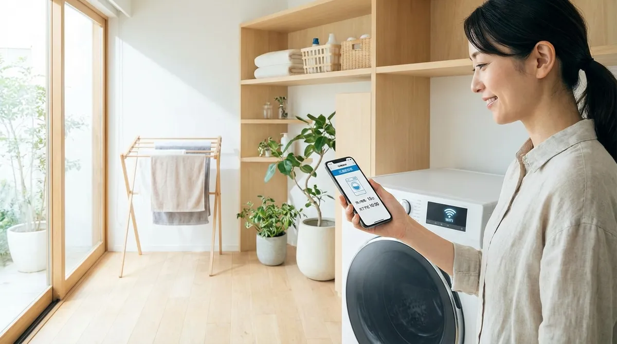 スマホ連携洗濯機の基本機能とは