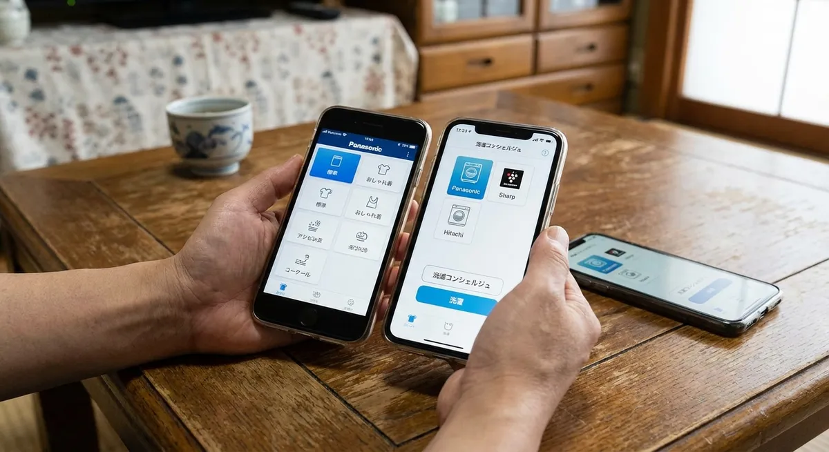 主要メーカーのアプリ機能比較