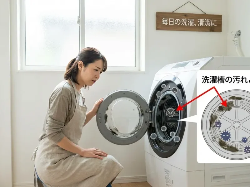洗濯機が臭くなる5大原因とメカニズム