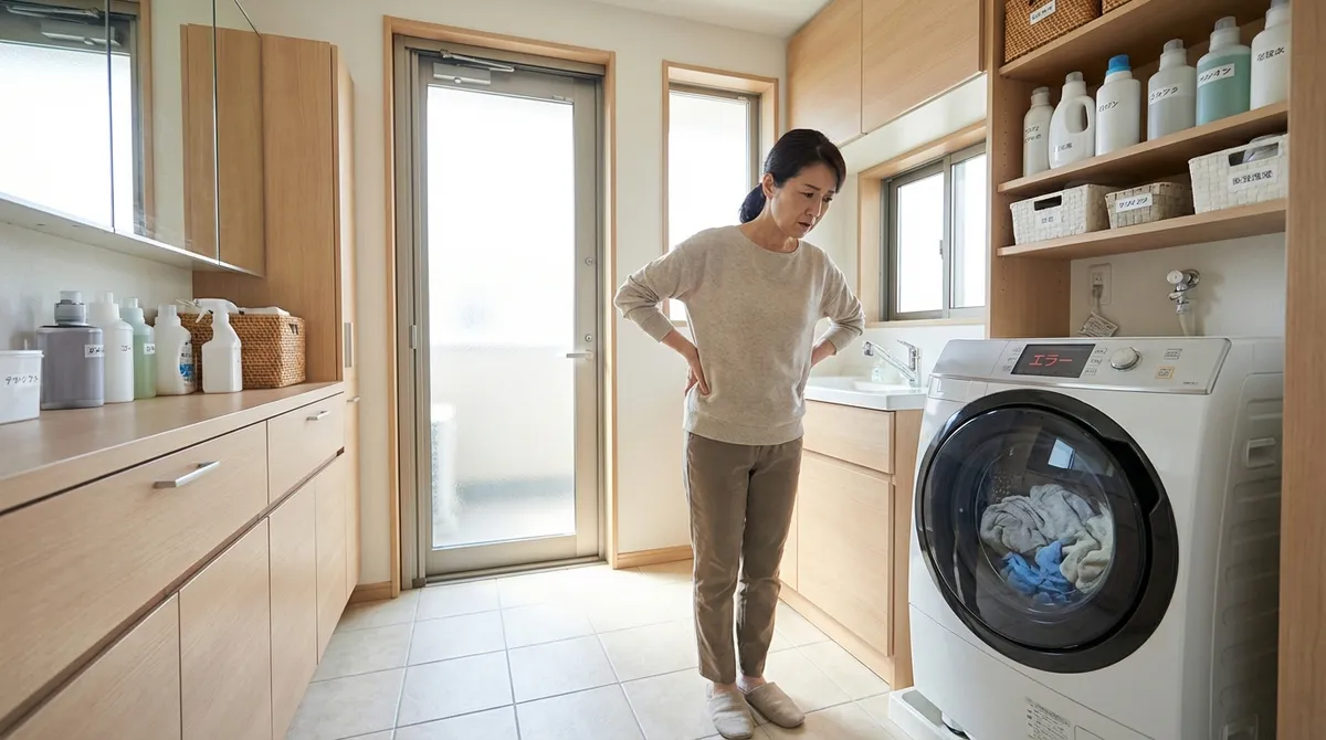 洗濯機の脱水が止まる主な原因とは