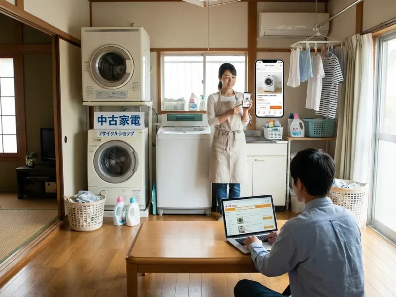 中古洗濯機の購入先別メリット・デメリット