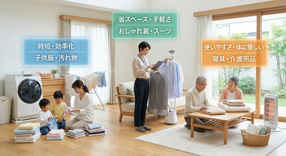 ライフスタイル別おすすめ判定基準