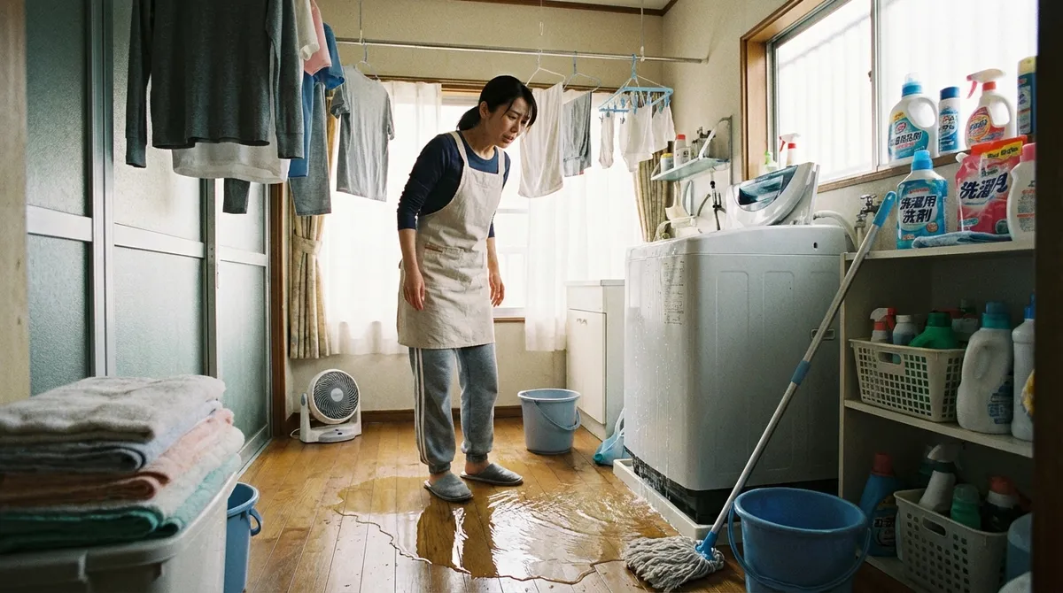 洗濯機の水漏れ発見時の緊急対応手順