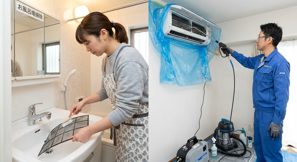 セルフクリーニングとプロクリーニングの違い