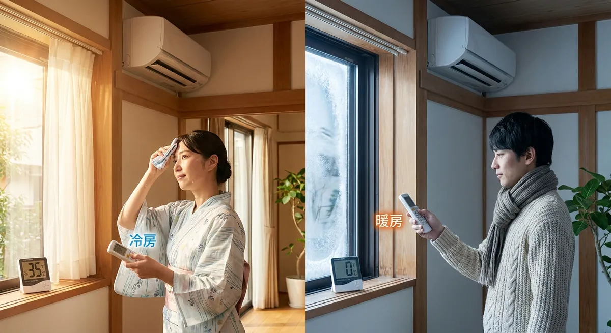 冷房と暖房でこれだけ違う！電気代の差の理由