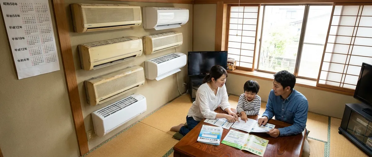 エアコンの平均寿命は何年？メーカー・業界の基準を知っておこう