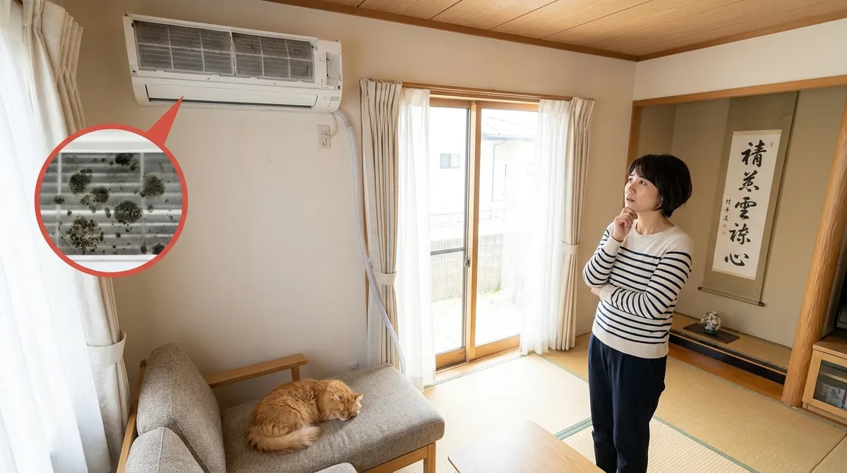 エアコンの臭いを引き起こす主な原因4つ