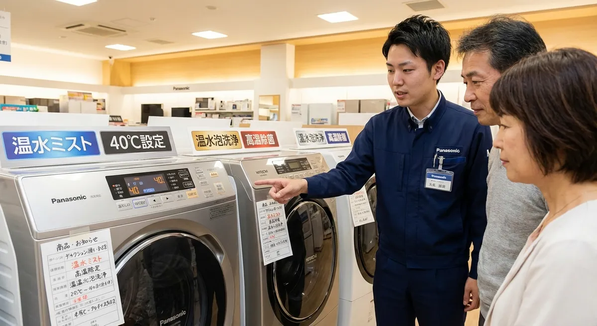 温水洗い機能付き洗濯機の選び方とおすすめ機種