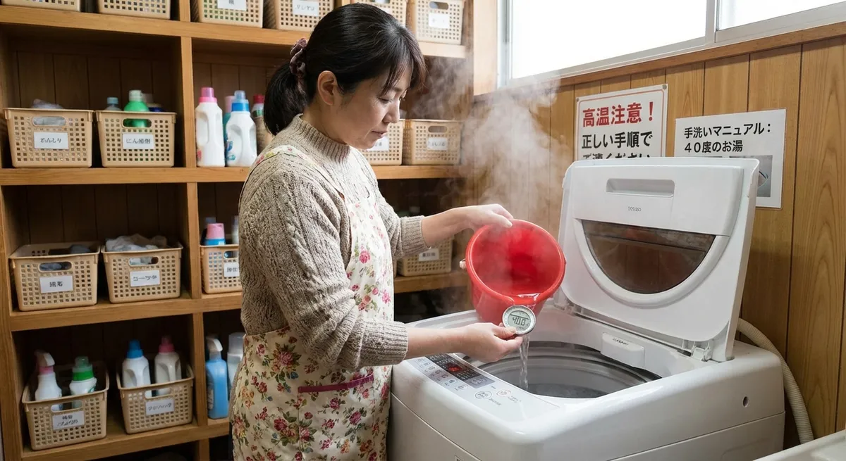 お湯を使った洗濯の実践方法と注意点