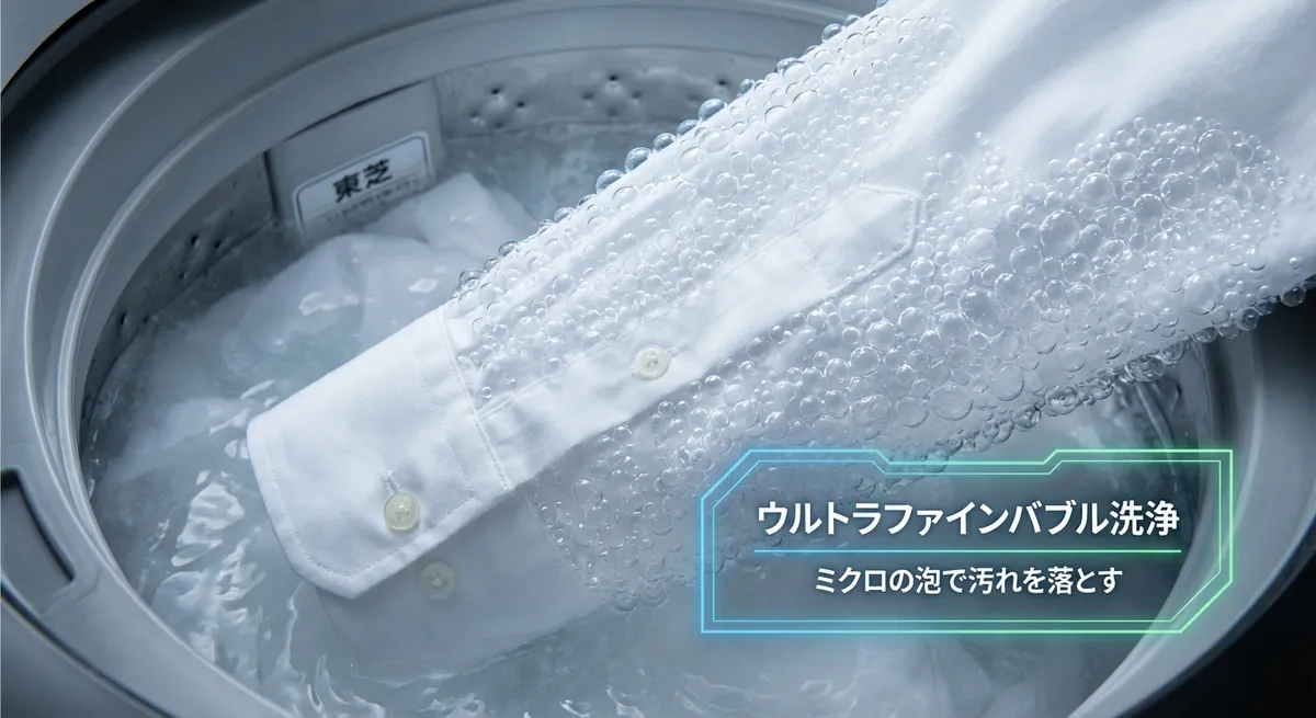 東芝:ウルトラファインバブル洗浄で差別化を図る