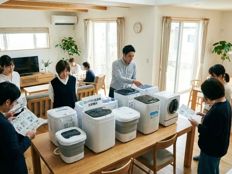 小型・ポータブル洗濯機の基本知識と選び方