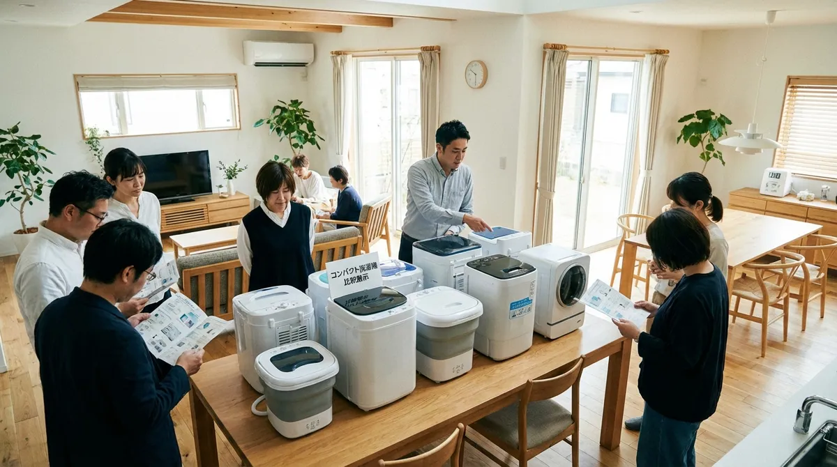 小型・ポータブル洗濯機の基本知識と選び方