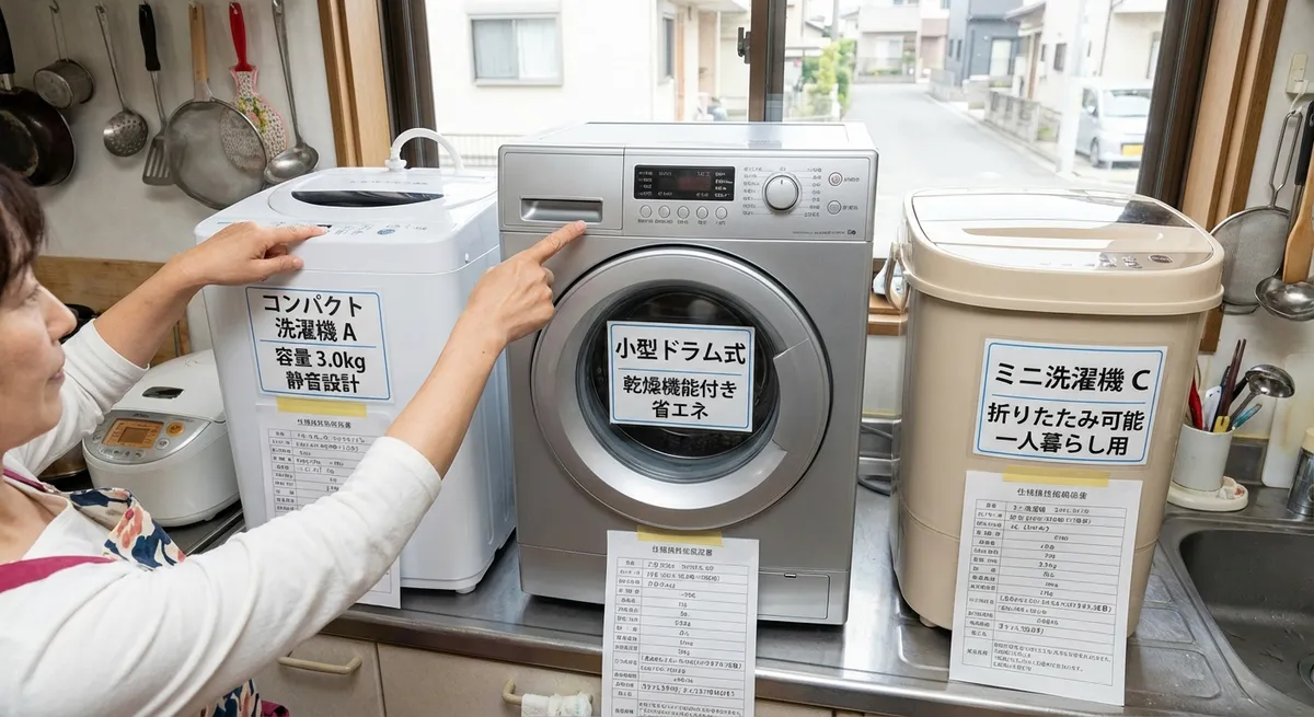 3kg以下おすすめ小型洗濯機の徹底比較