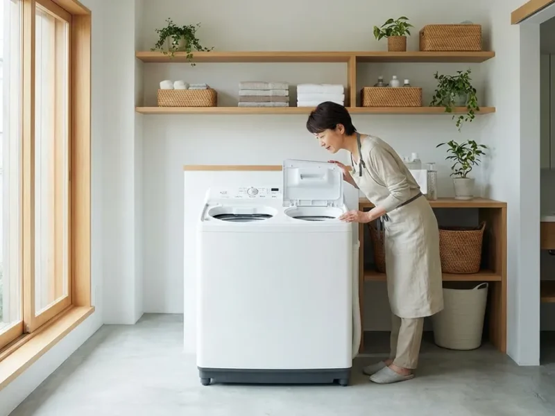 二槽式洗濯機とは？基本的な仕組みと特徴