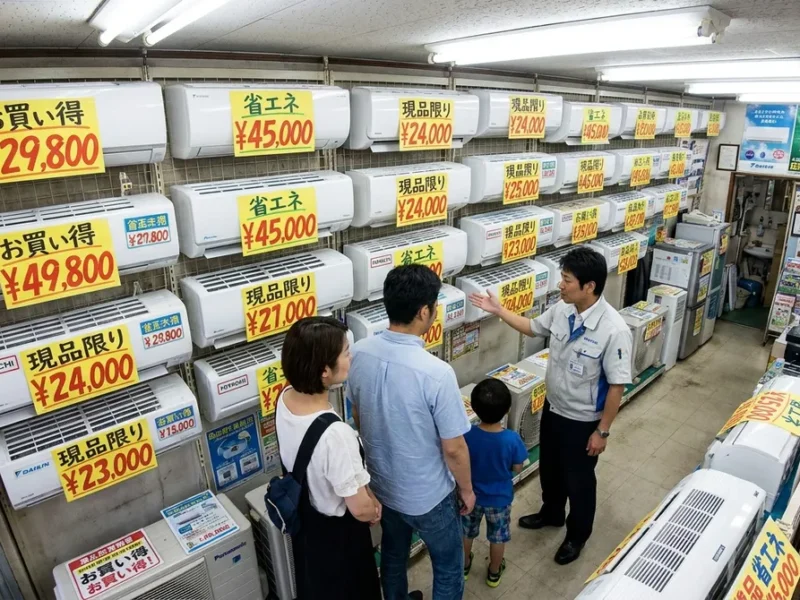 格安エアコンとは？5万円以下モデルの市場動向