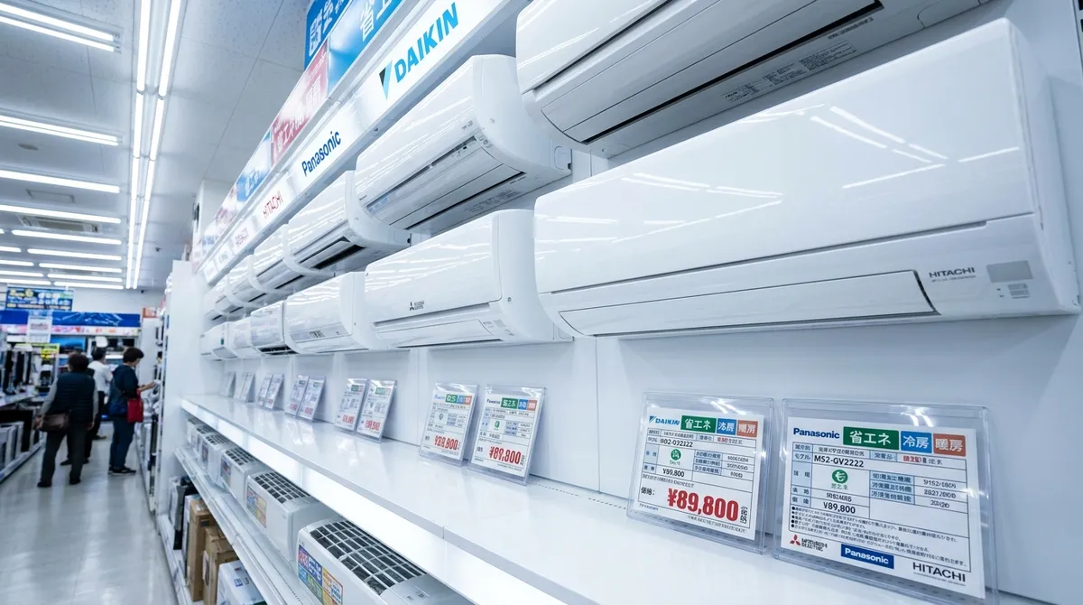 6畳用エアコン主要モデル比較表|2.2〜2.5kWクラス