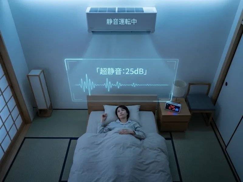 エアコンの運転音はdB値で何がわかるのか