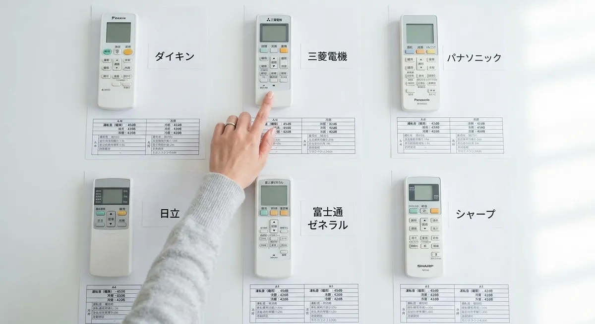 主要メーカーの静音機能を徹底比較