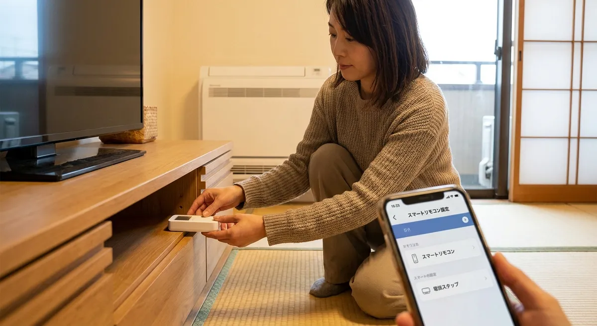 スマートリモコンの設置・初期設定手順