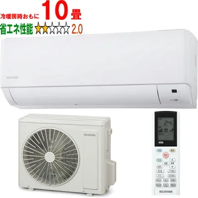 アイリスオーヤマ IHF-2810G 壁掛けエアコンのスペック・クリーニング・取付工事