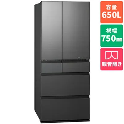 パナソニック NR-F65WX3-H 冷蔵庫のスペック・レビュー・最安値
