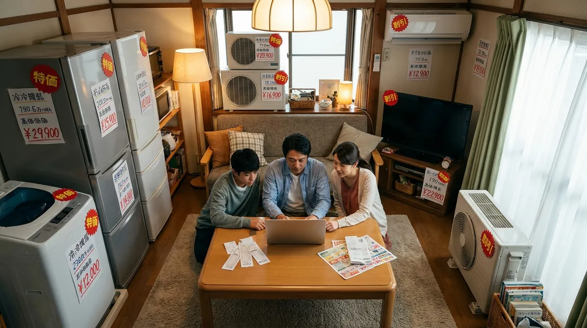 家電の価格が下がる仕組みを知る