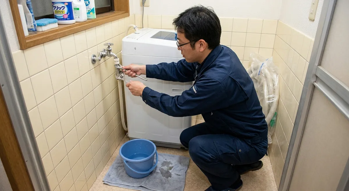 洗濯機の引越し前準備|水抜き手順と注意点