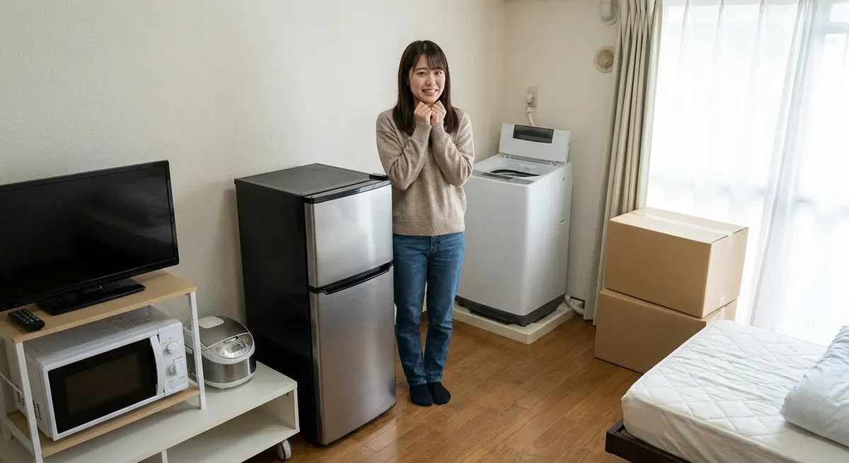 一人暮らしの家電一式リストと総額内訳
