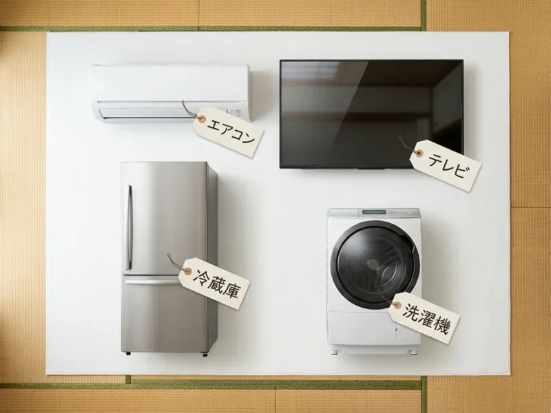 家電リサイクル法とは｜制度の目的と対象4品目