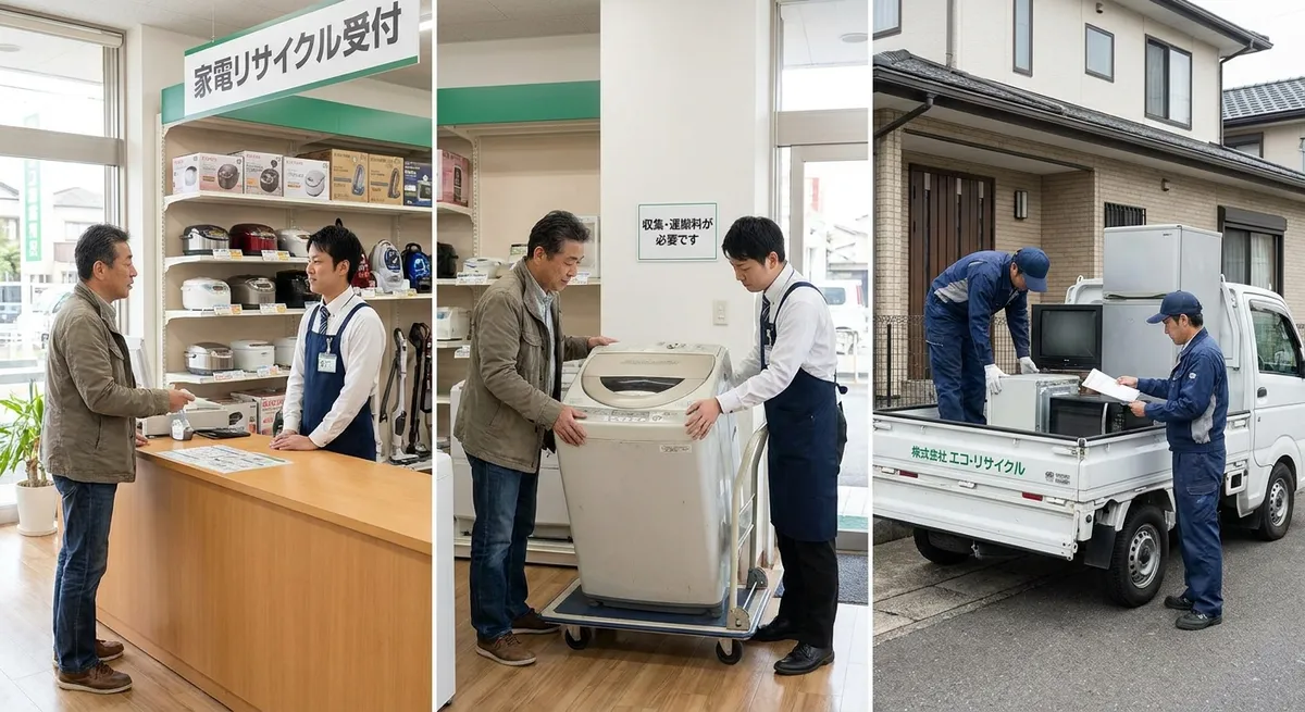 家電を処分する3つの方法と手続きの流れ