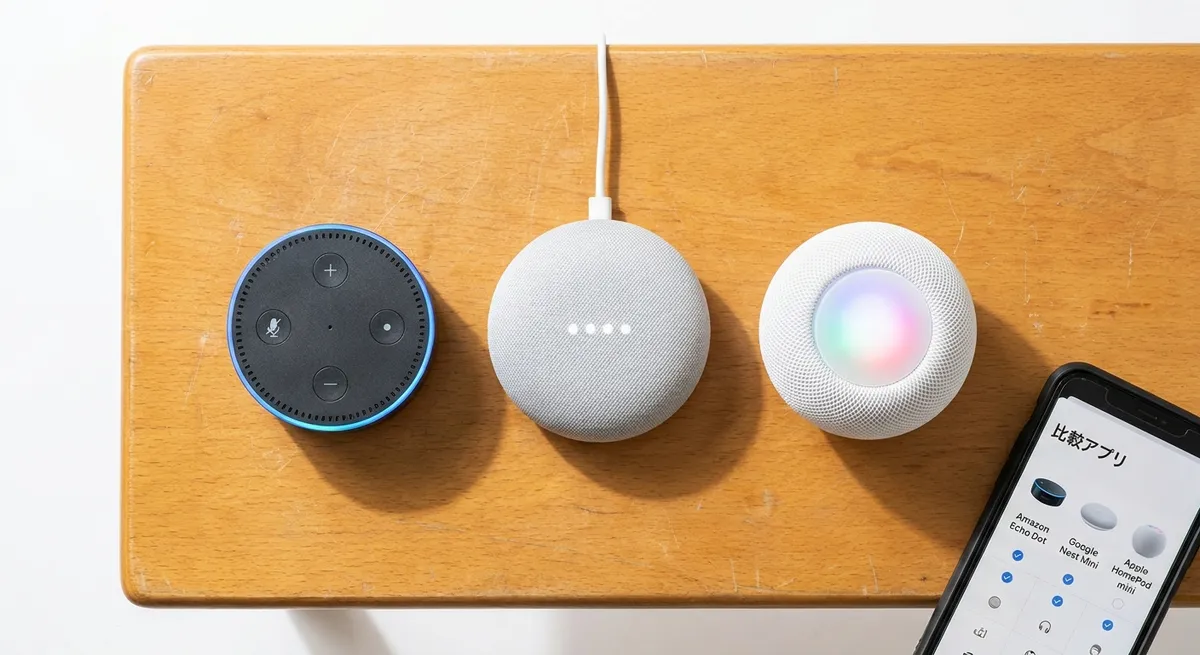 3大プラットフォームの比較|Alexa・Google Home・Apple HomeKit