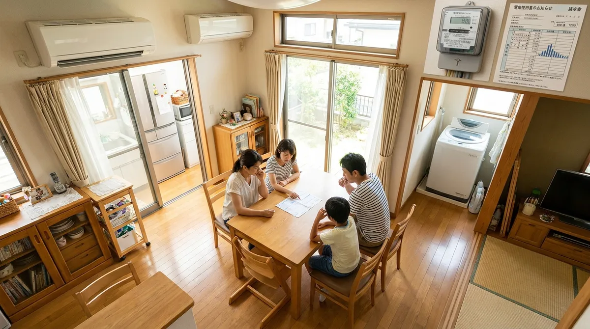 夏の電気代はなぜ急増するのか｜消費電力量の内訳から読み解く