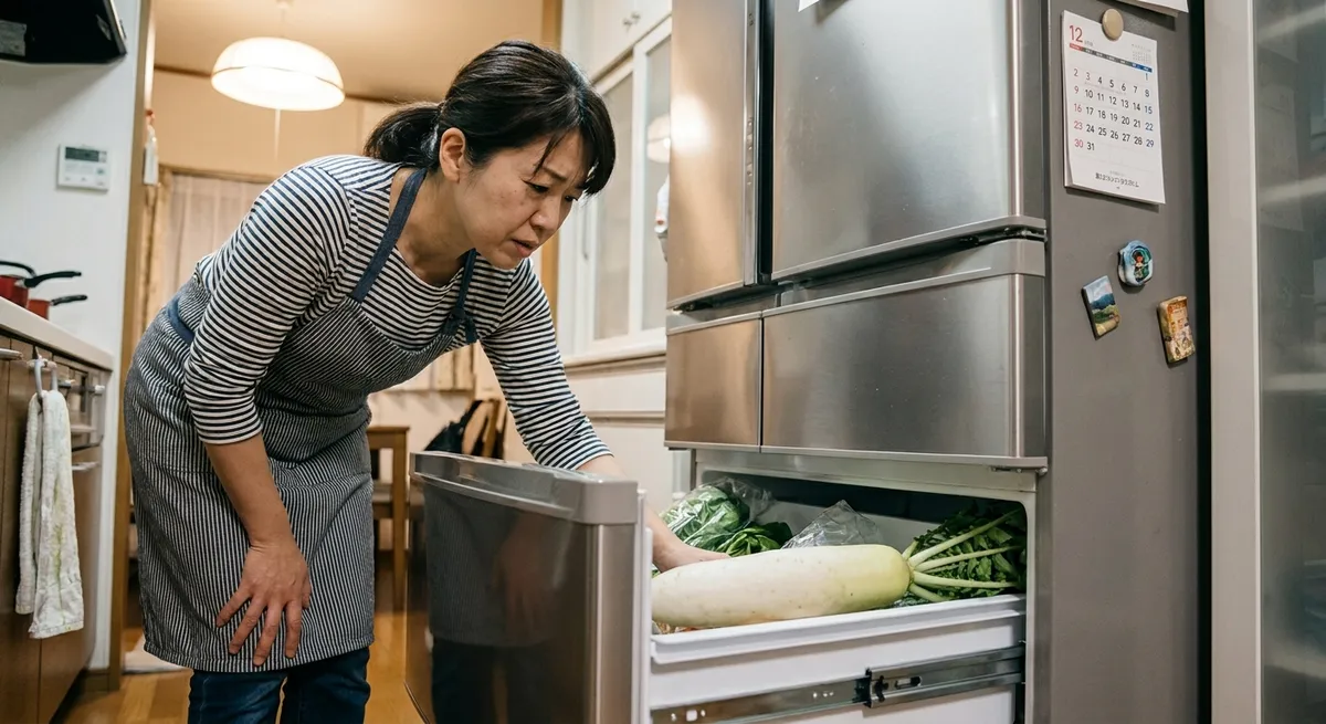 野菜室が下段にある冷蔵庫の使い勝手
