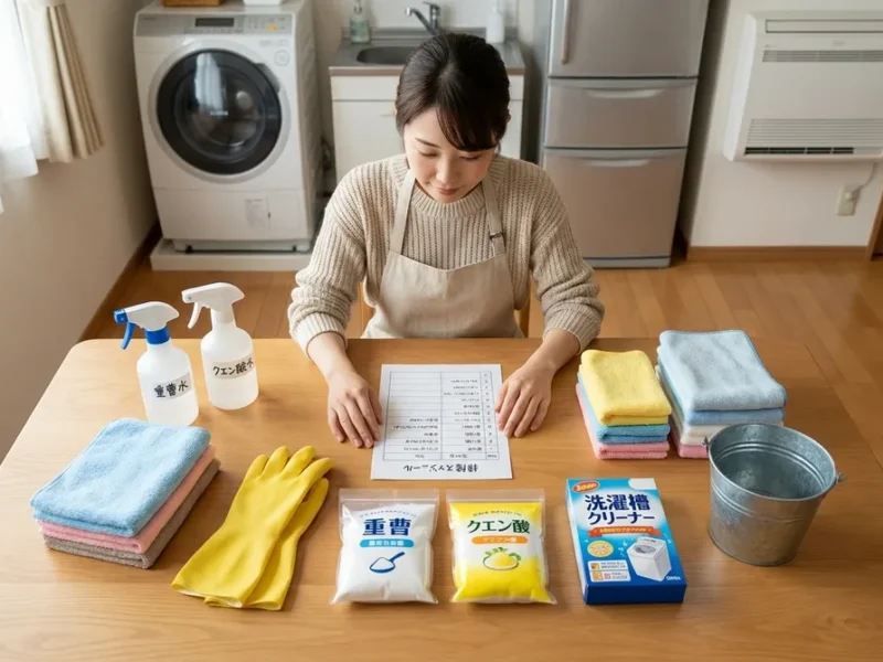 年末の家電大掃除を半日で終わらせるスケジュール設計