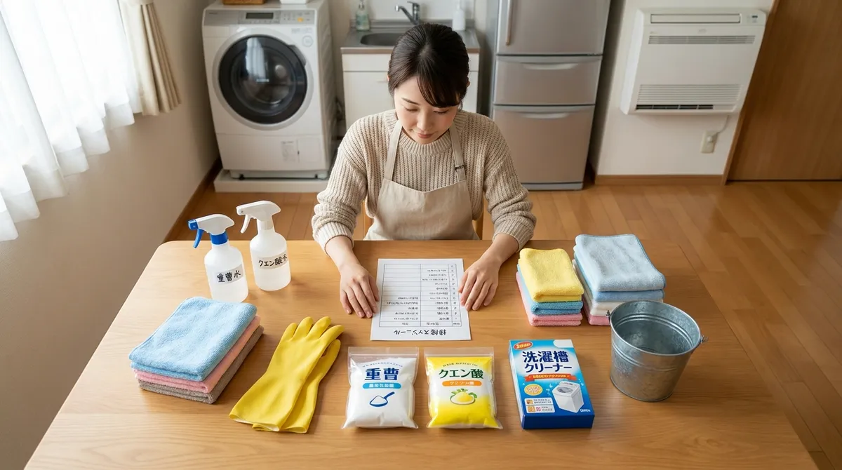 年末の家電大掃除を半日で終わらせるスケジュール設計